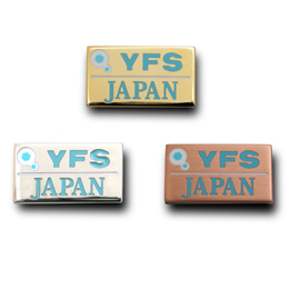 オリジナルピンバッジ製作実例｜YFS JAPAN 様