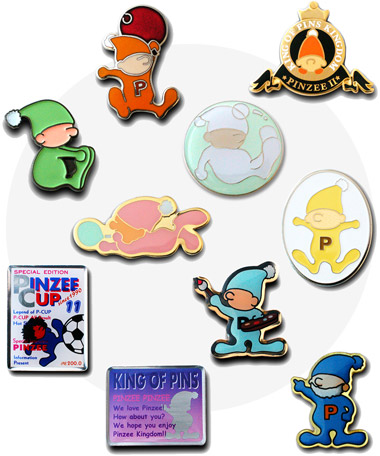PINS FACTORYの無料サンプル工法別10種類のピンズサンプルの画像