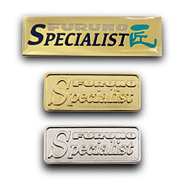 オリジナルピンバッジ製作実例| 古野電気株式会社 様