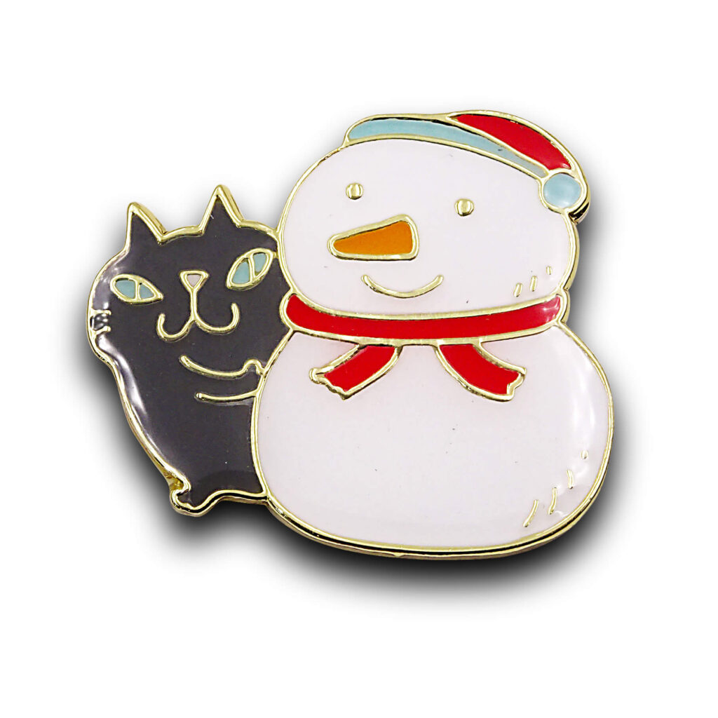 2025年冬のピンズレター ピンバッジ単体画像｜PINS FACTORY