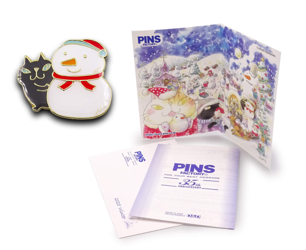 2025年冬のピンズレター｜オリジナルピンバッジ製作　PINS FACTORY