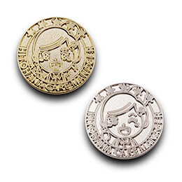 オリジナルピンバッジ製作実例｜株式会社ひとはな 様