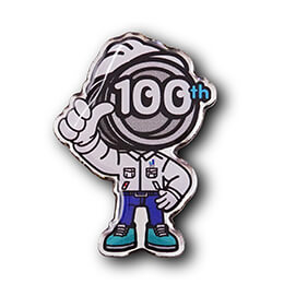 オリジナルピンバッジ製作実例｜日本ヒューム株式会社 様