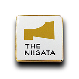 社章製作実例｜銀座・新潟情報館 THE NIIGATA 様