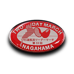 オリジナルピンバッジ製作実例｜公益財団法人長浜文化スポーツ振興事業団 様