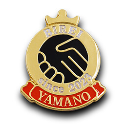 オリジナルピンバッジ製作実例｜山野美容専門学校 様