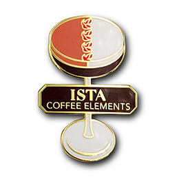 オリジナルピンバッジ製作実例｜ISTA COFFEE ELEMENTS 様