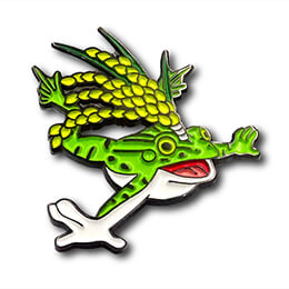 オリジナルピンバッジ製作実例｜面河山岳博物館 様